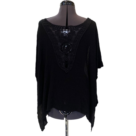 ACCESSORY ST LIGHT BLack SHEER CARDIGAN - ONE SIZE FITS MOST Sz Small Sleeveless - Picture 1 of 9